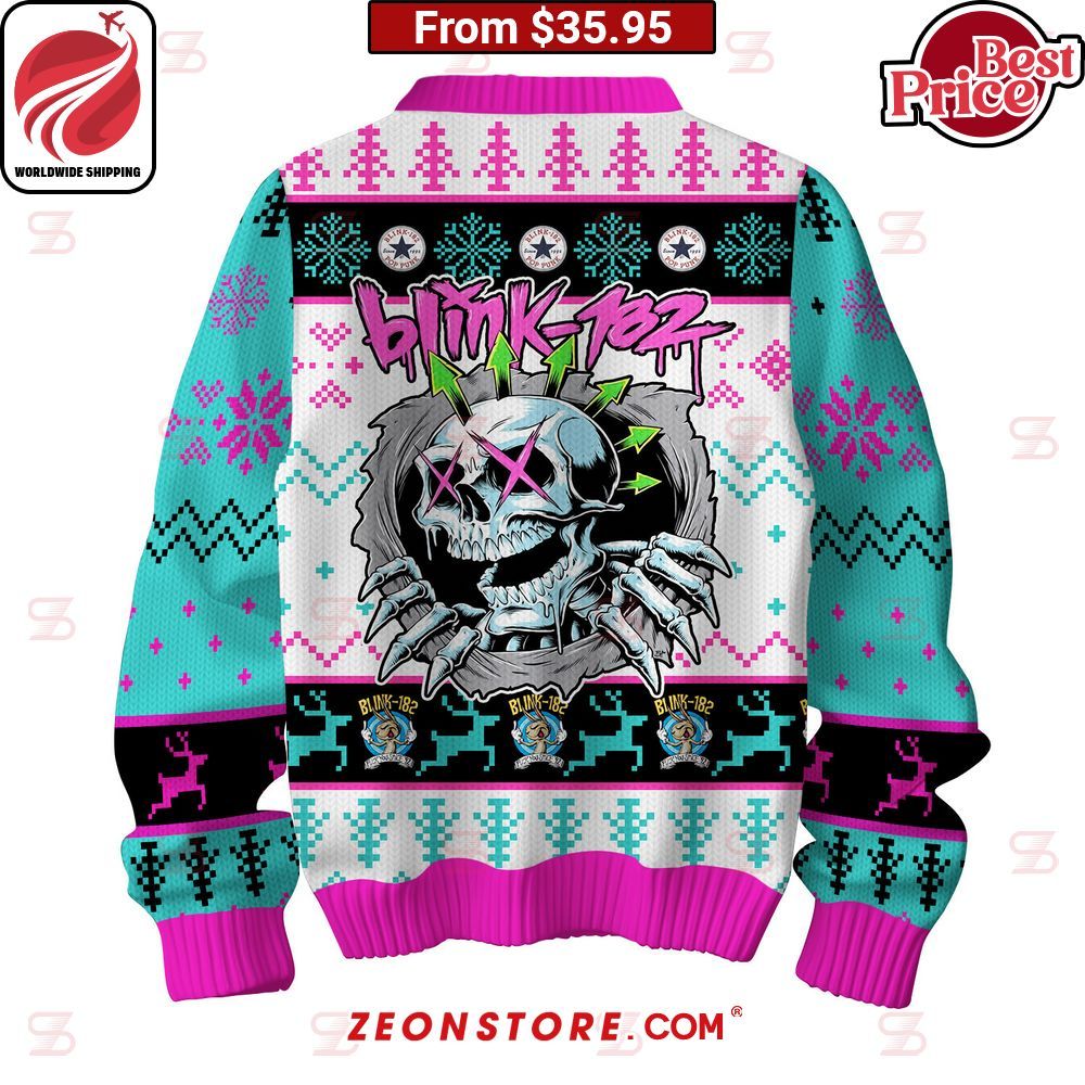 Blink 182 Six Arrow Skull Sweater Mesmerising