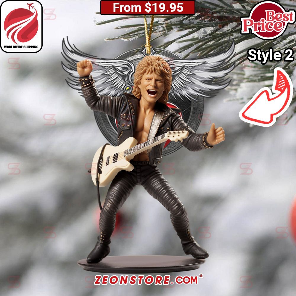 Bon Jovi Christmas Ornament Unique and sober
