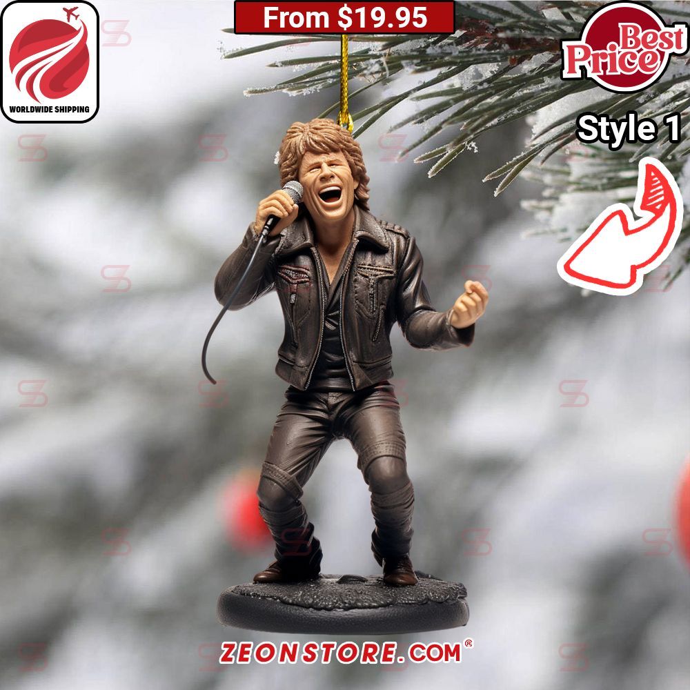 Bon Jovi Christmas Ornament How did you learn to click so well