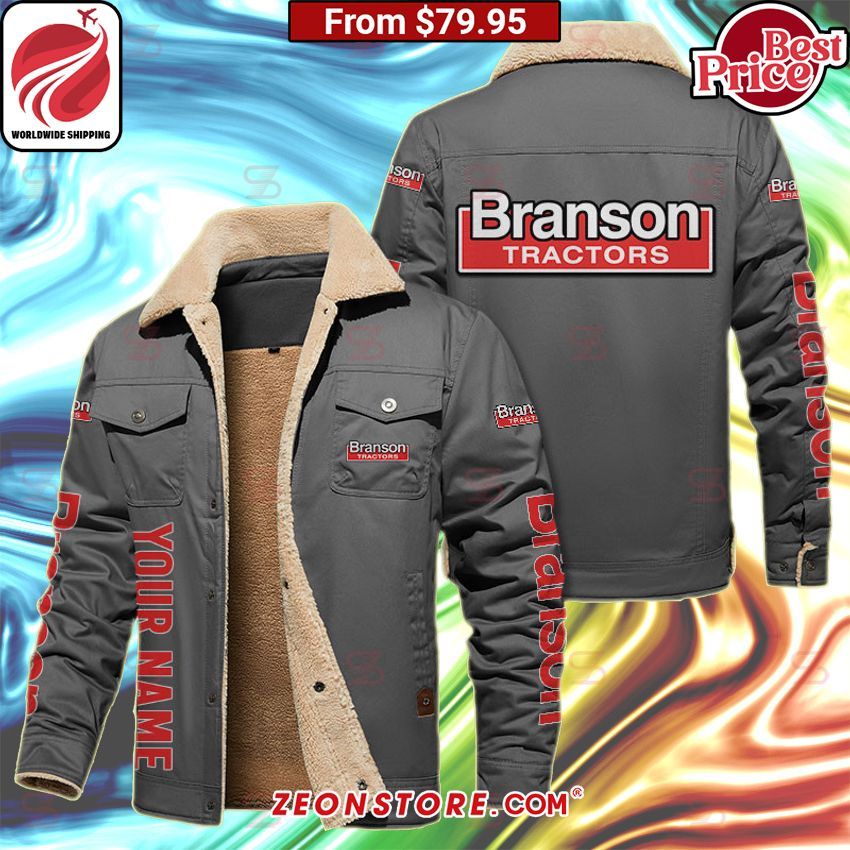 Branson Fleece Leather Jacket Best couple on earth