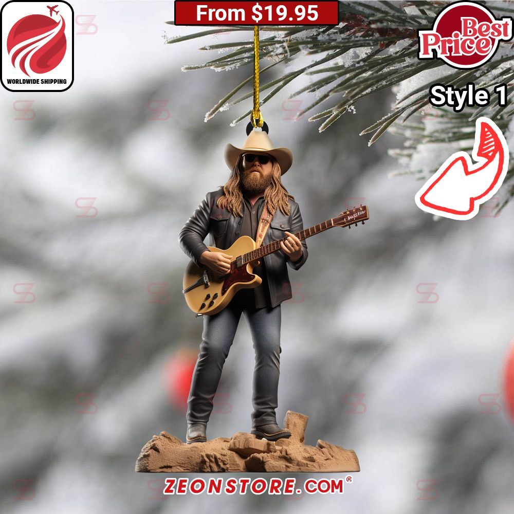 Chris Stapleton Christmas Ornament Best click of yours