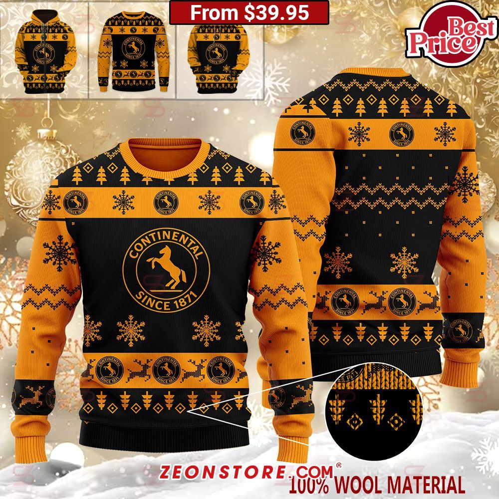 Continental Christmas Sweater The power of beauty lies within the soul.