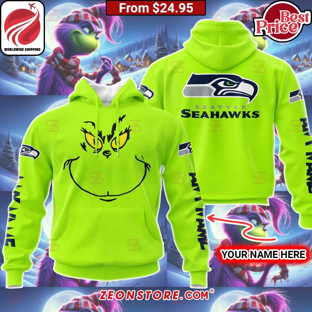 Custom Grinch Seattle Seahawks Hoodie, Shirt Generous look