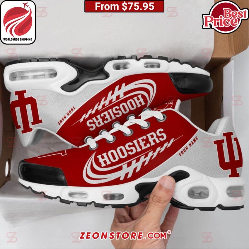 Custom Indiana Hoosiers Nike Tuned TN Shoes Wow! This is gracious