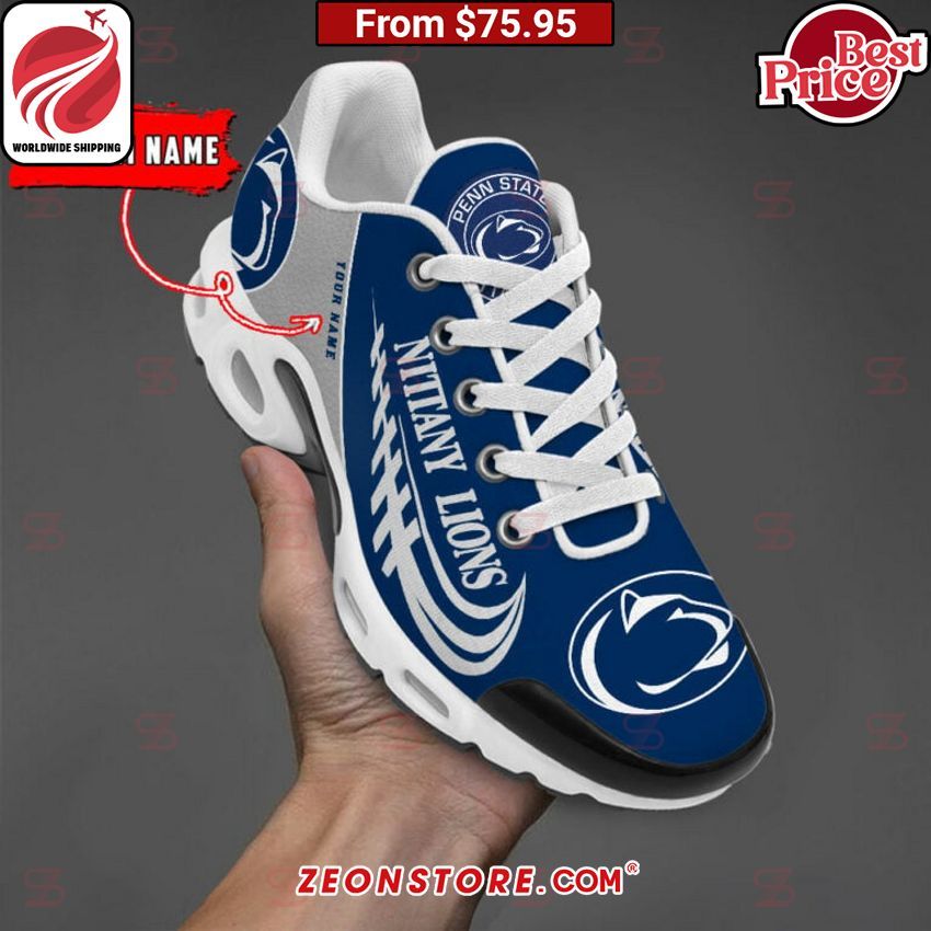 Custom Penn State Nittany Lions Nike Tuned TN Shoes Elegant picture.