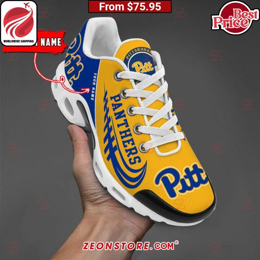 Custom Pittsburgh Panthers Nike Tuned TN Shoes Pic of the century