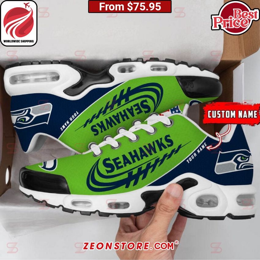 Custom Seattle Seahawks Nike Tuned TN Shoes Stand easy bro