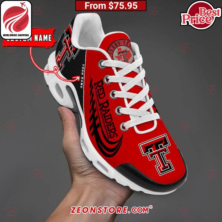 Custom Texas Tech Red Raiders Nike Tuned TN Shoes Elegant and sober Pic