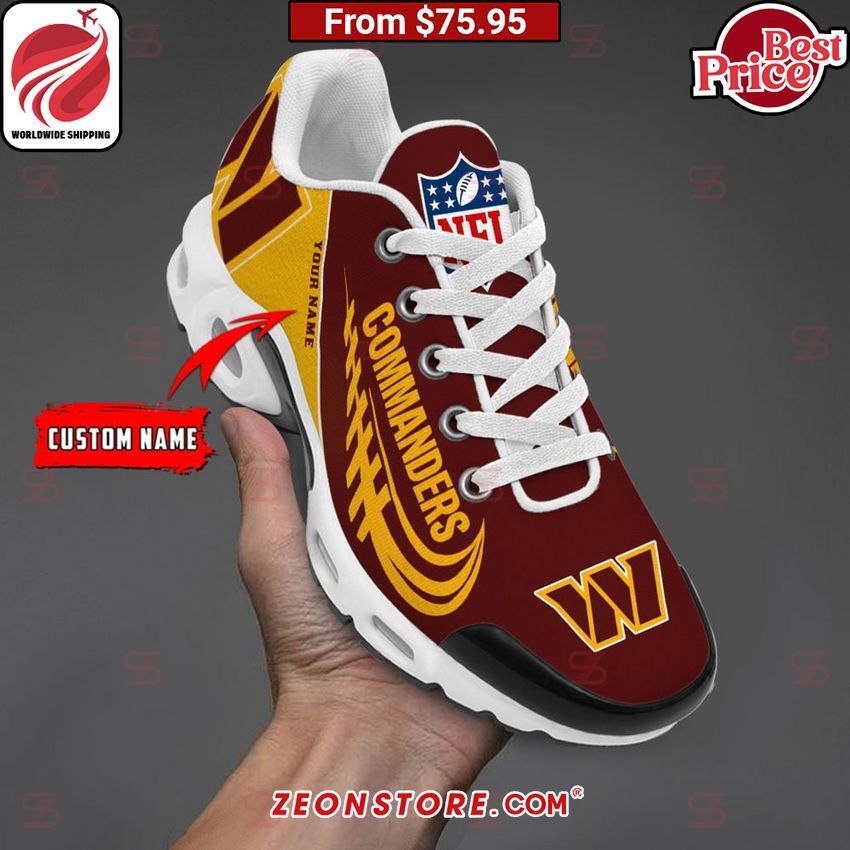 Custom Washington Commanders Nike Tuned TN Shoes Good click