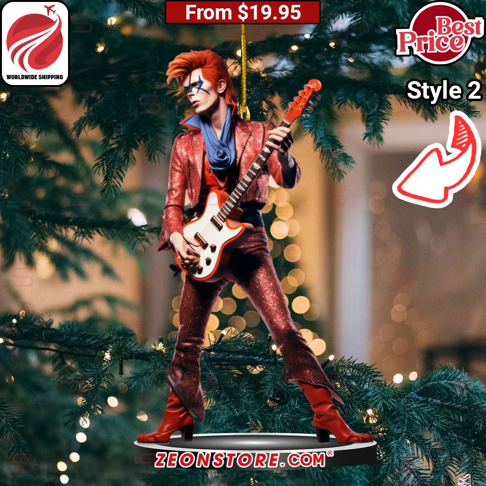 David Bowie Ornament This is your best picture man