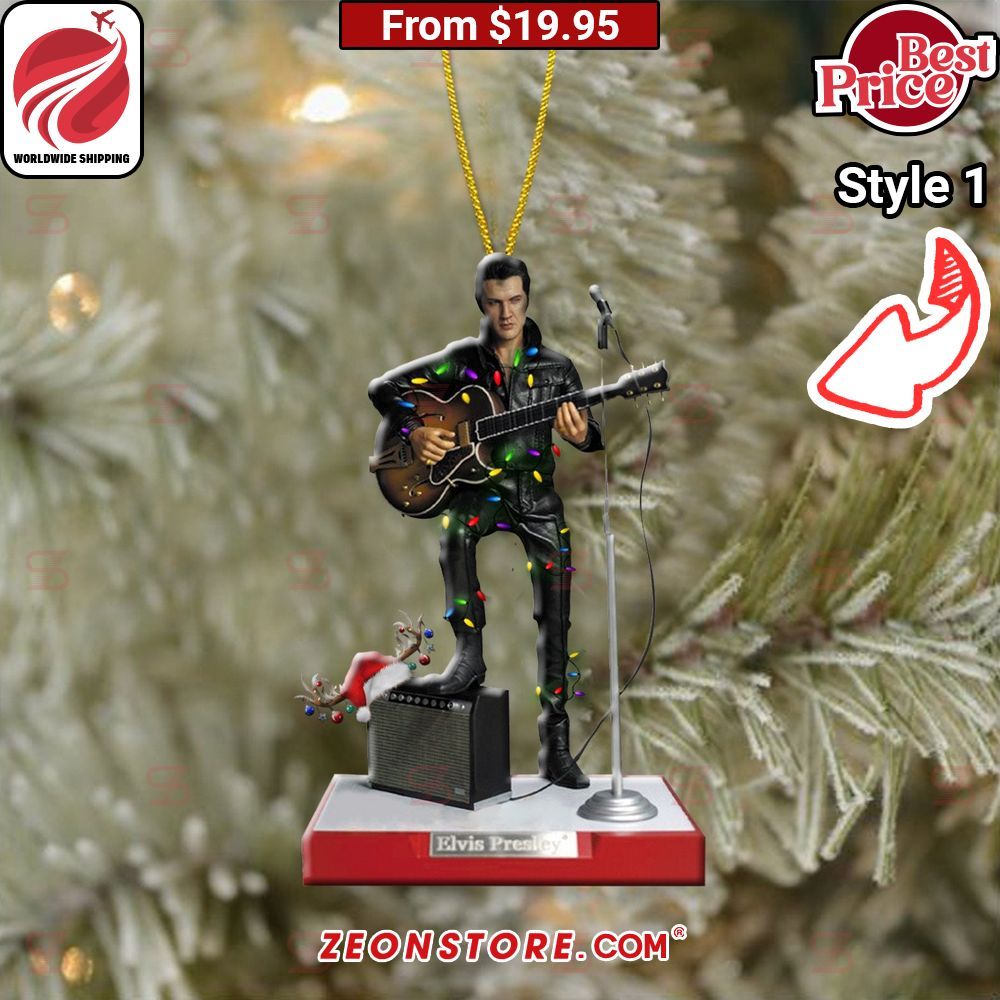 Elvis Presley Christmas Ornament Oh my God you have put on so much!