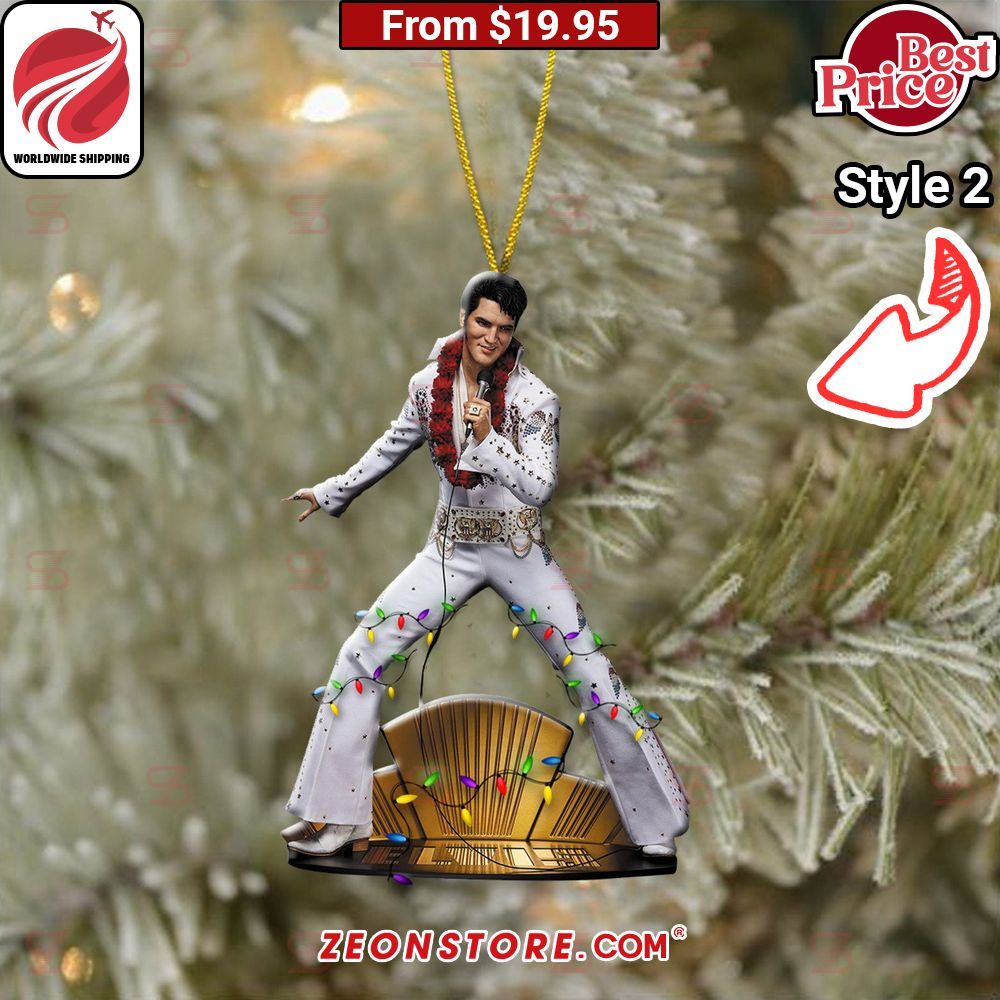Elvis Presley Ornament Impressive picture.