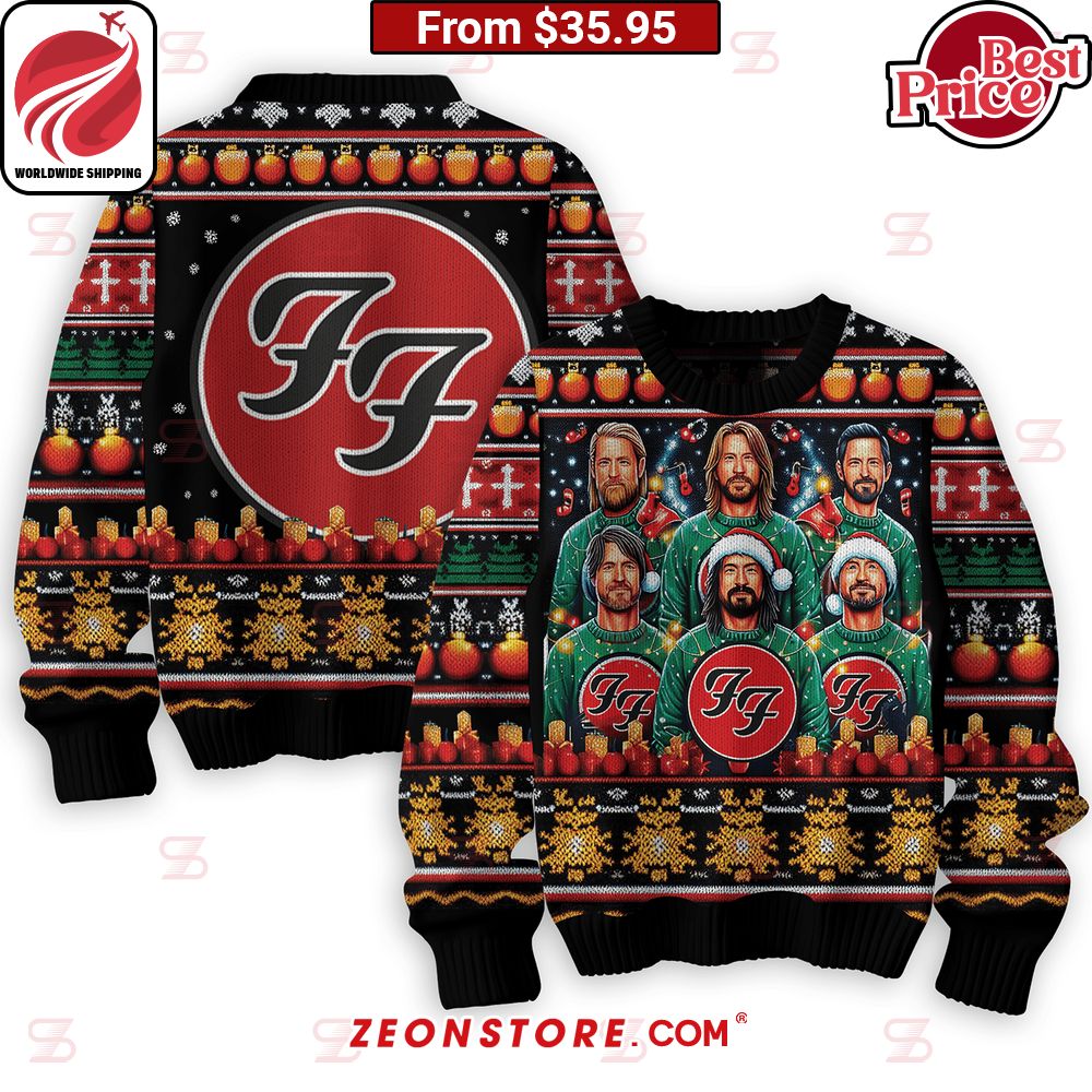 Foo Fighters Christmas Sweater Impressive picture.