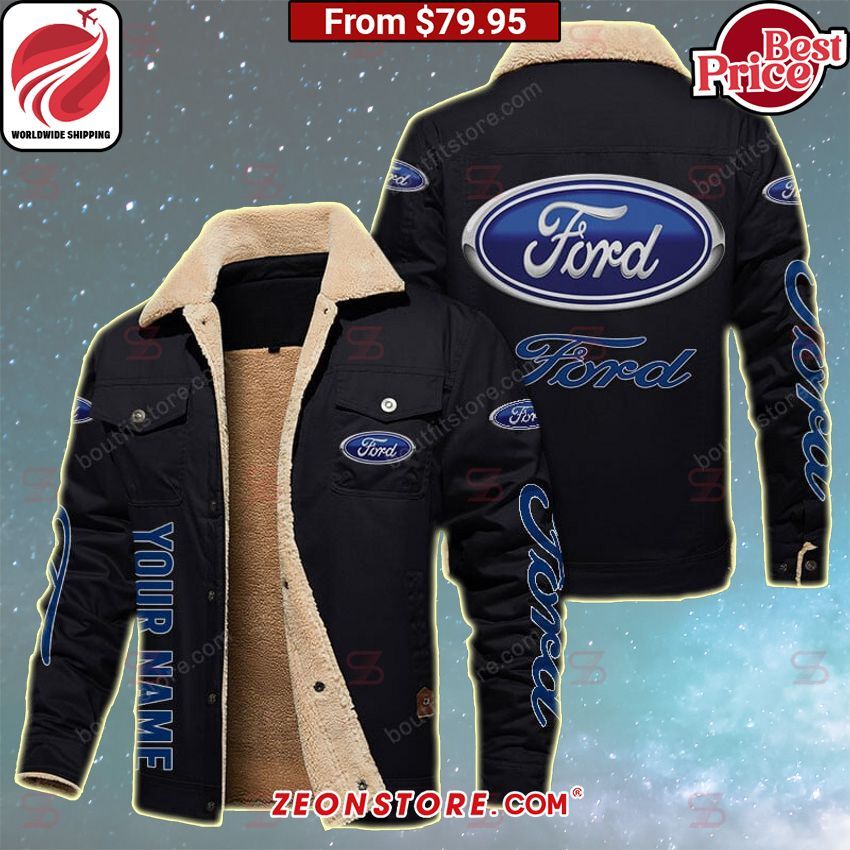 Ford Custom Fleece Leather Jacket Wow! What a picture you click