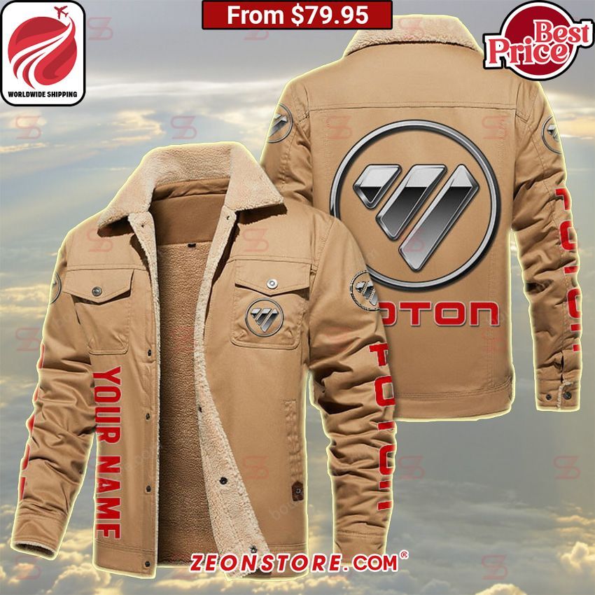 Foton Custom Fleece Leather Jacket Our hard working soul