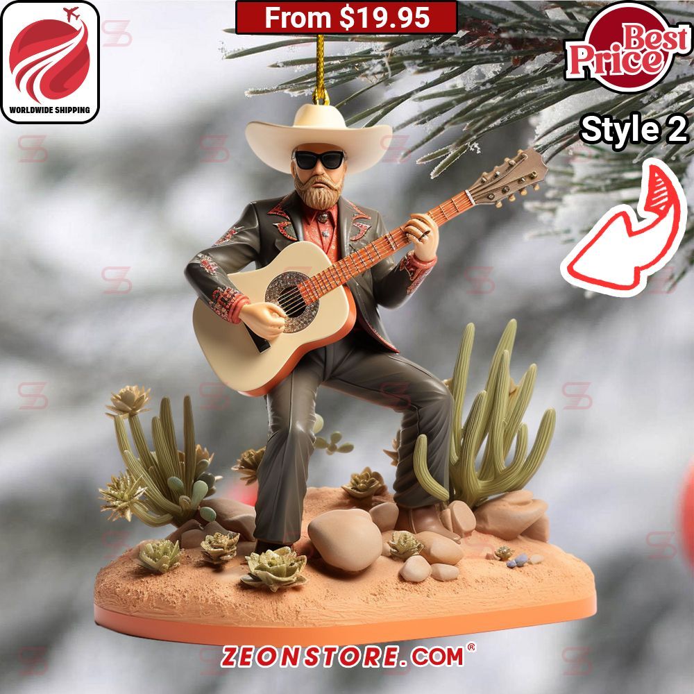 Hank Williams Jr Ornament I am in love with your dress