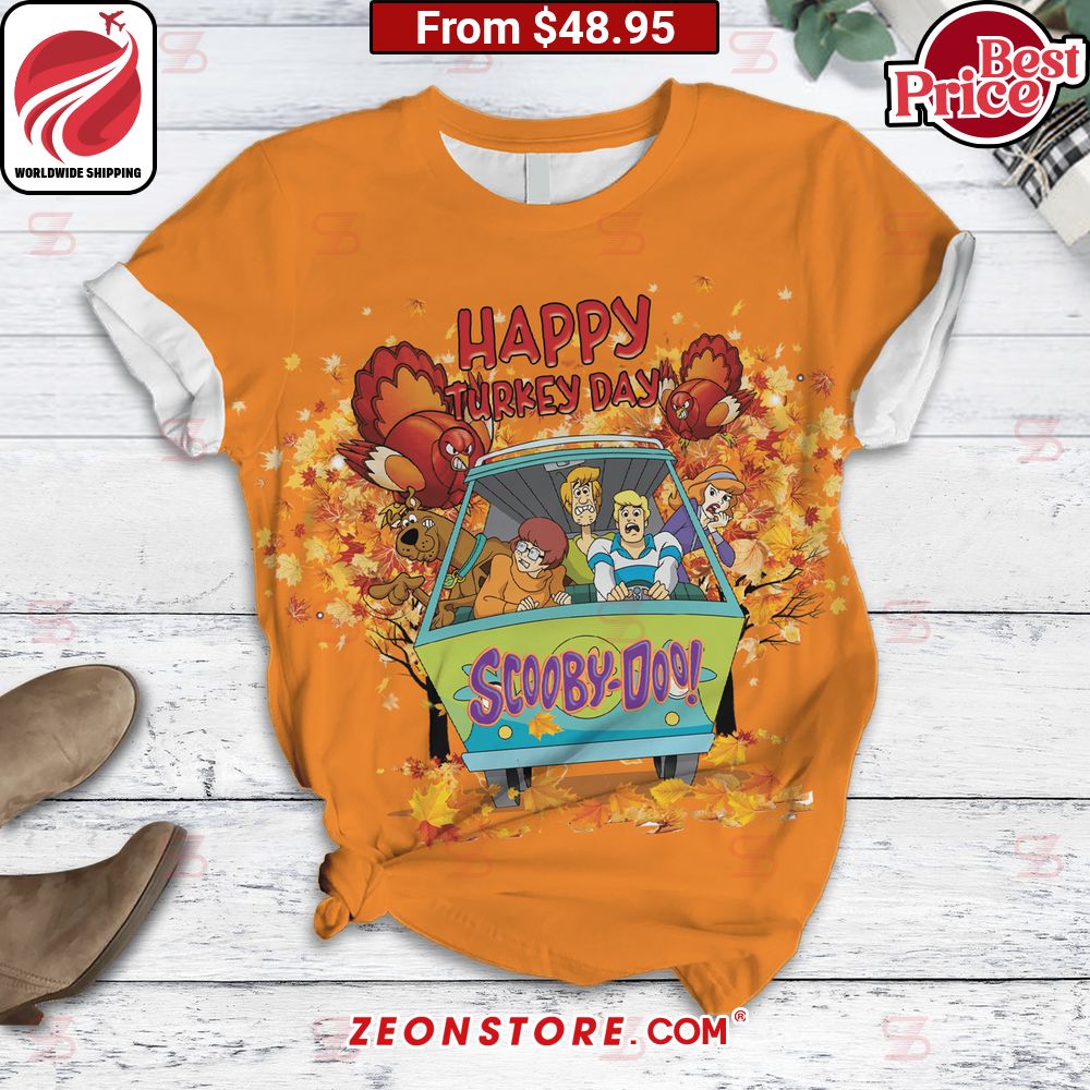 Happy Turkey Day Scooby Doo Pajamas Set It is too funny