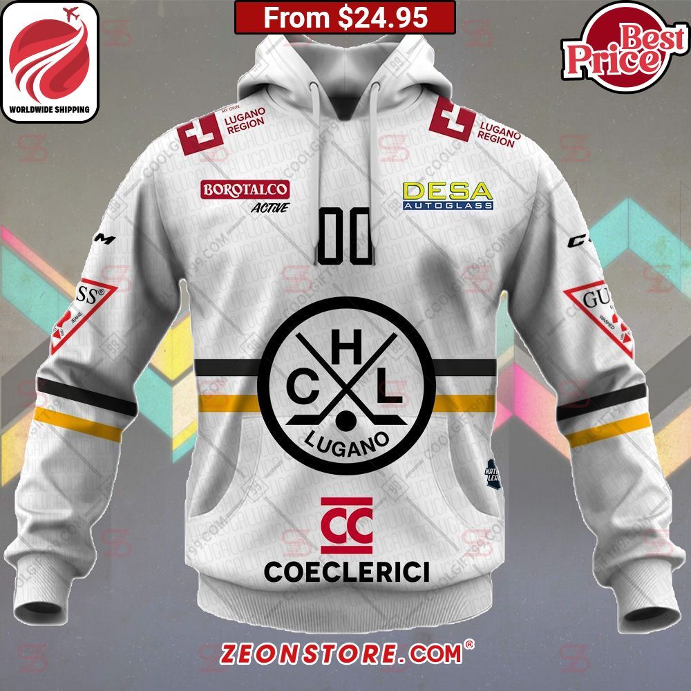 HC Lugano Hockey Custom Shirt How did you learn to click so well