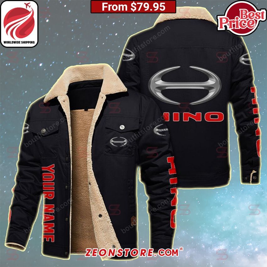 Hino Custom Fleece Leather Jacket Super sober