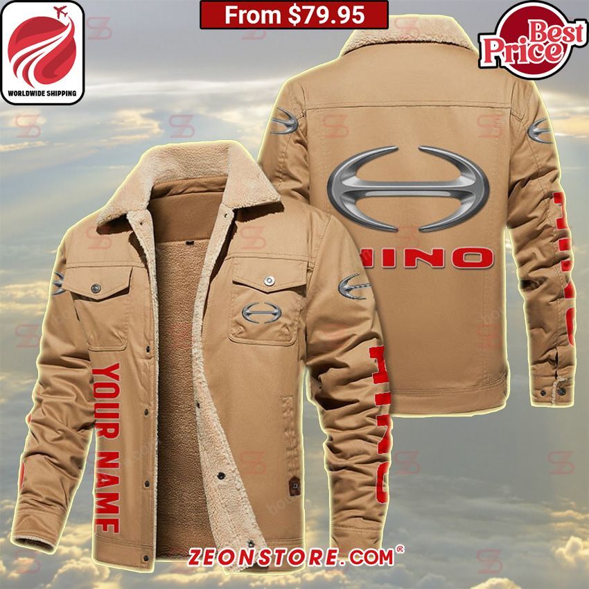 Hino Custom Fleece Leather Jacket You look fresh in nature
