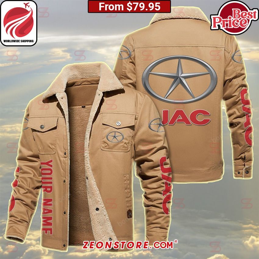 JAC Custom Fleece Leather Jacket You look handsome bro