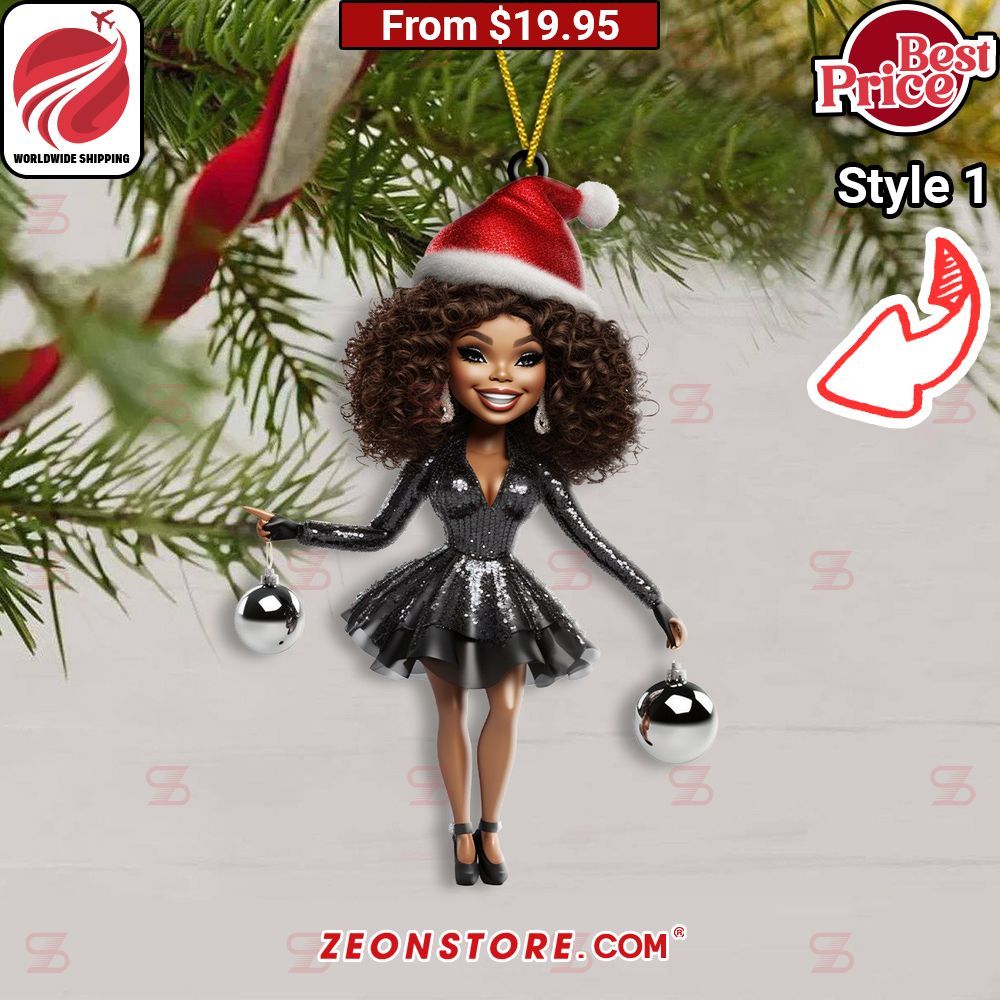 Janet Jackson Christmas Ornament Stand easy bro