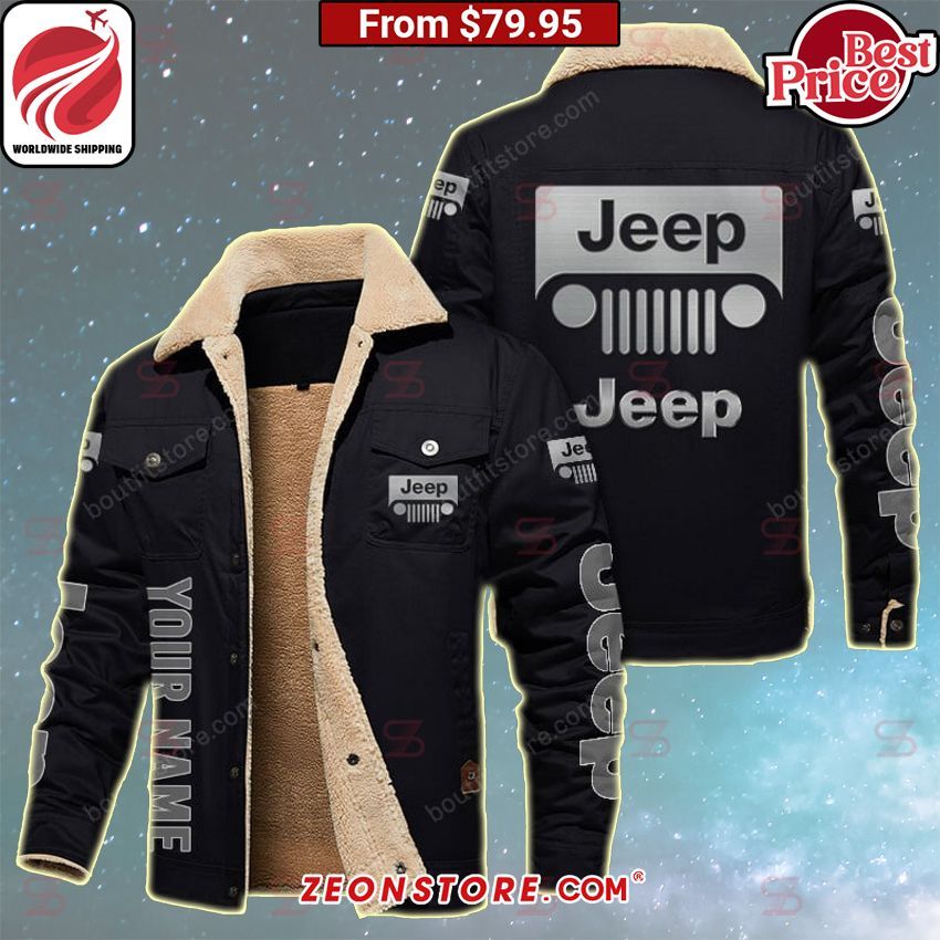 Jeep Custom Fleece Leather Jacket Such a charming picture.
