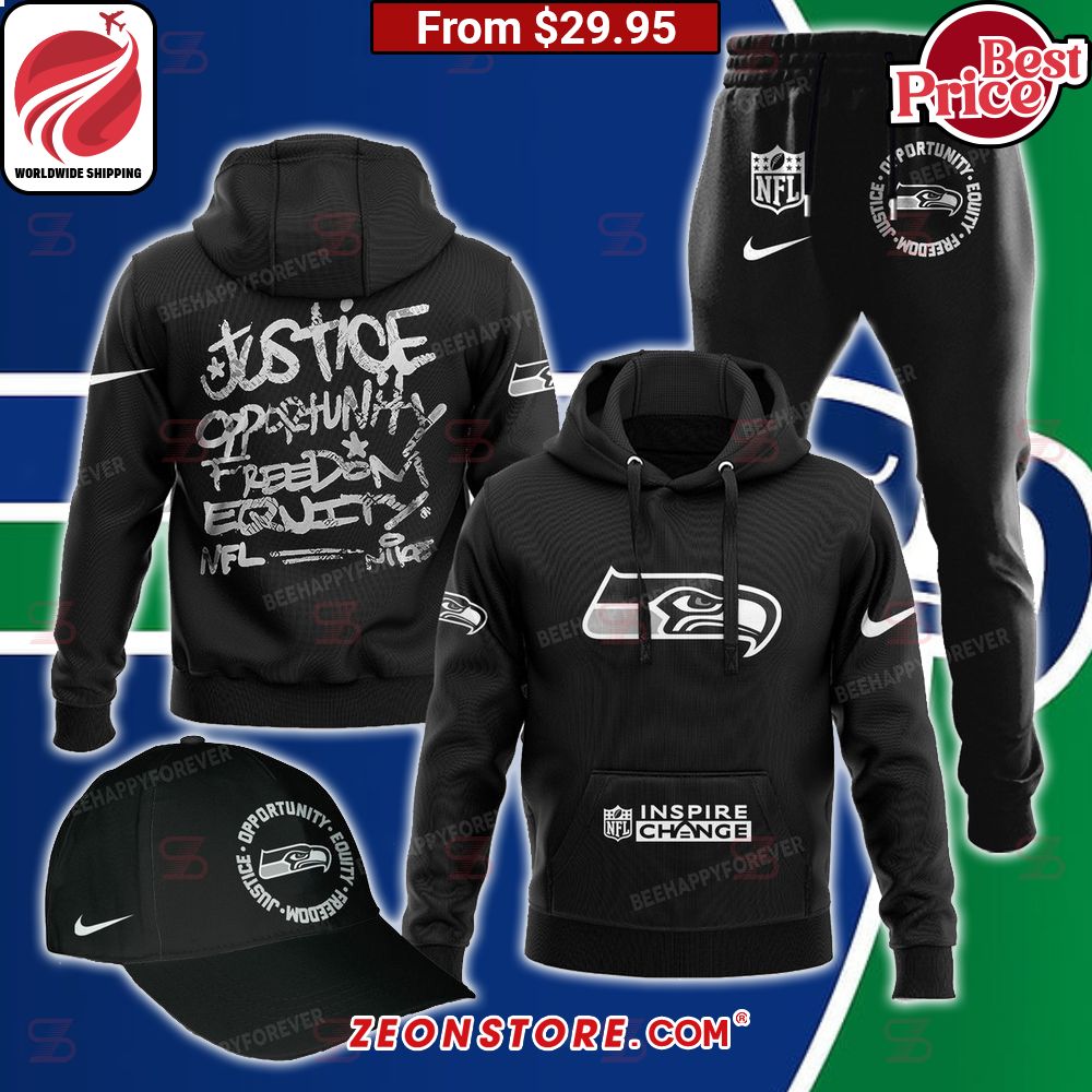 Justice Opportunity Equity Freedom Seattle Seahawks Hoodie Best picture ever
