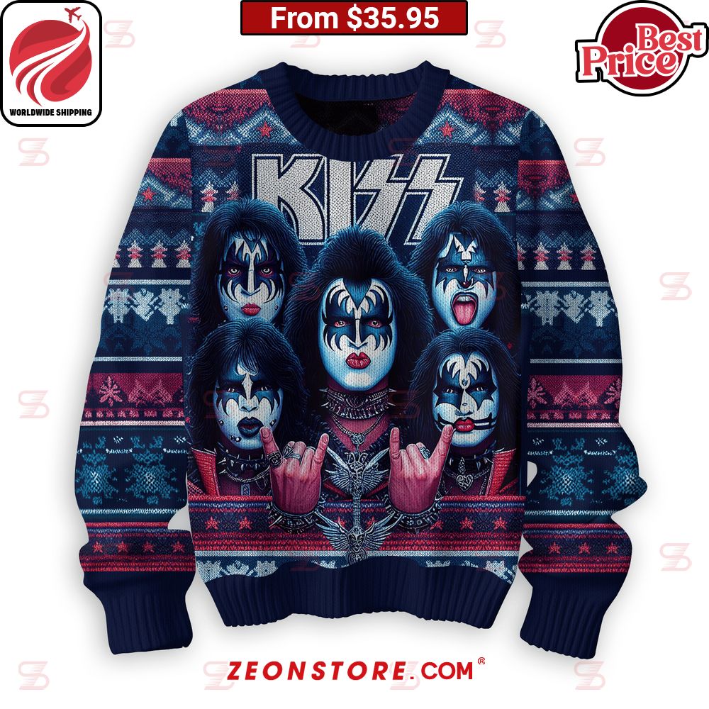 Kiss Band Christmas Sweater Is this your new friend?