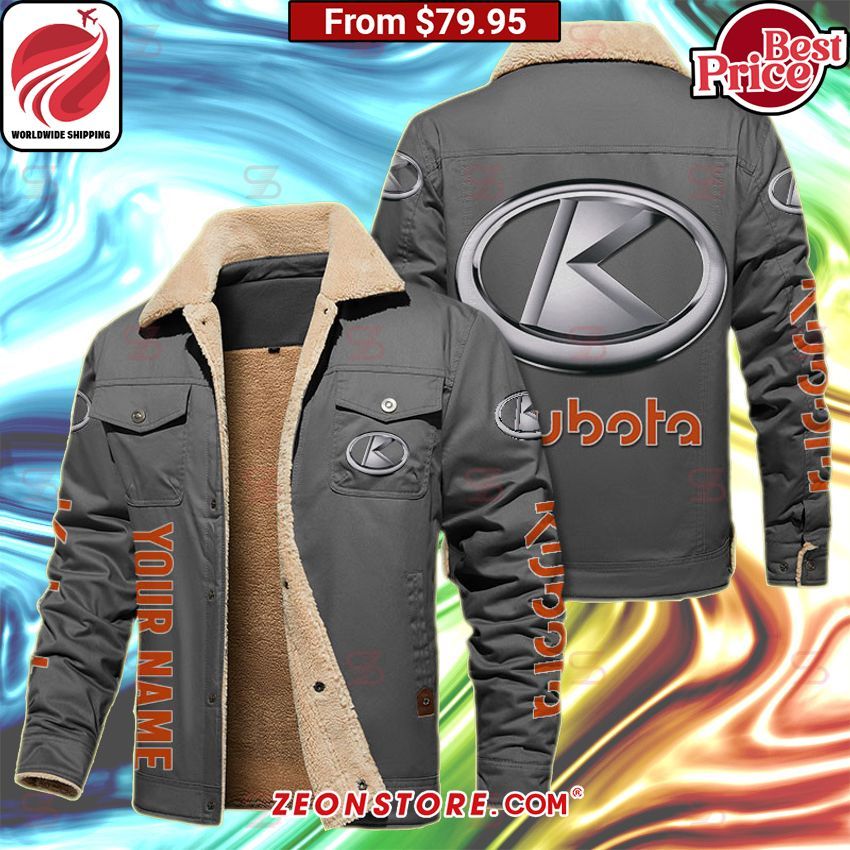 Kubota Fleece Leather Jacket You tried editing this time?