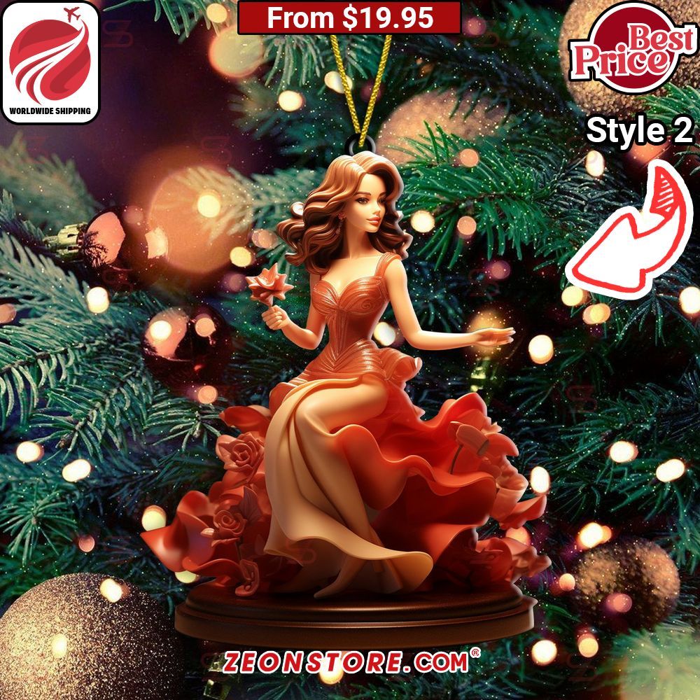 Lana Del Rey Christmas Ornament Natural and awesome