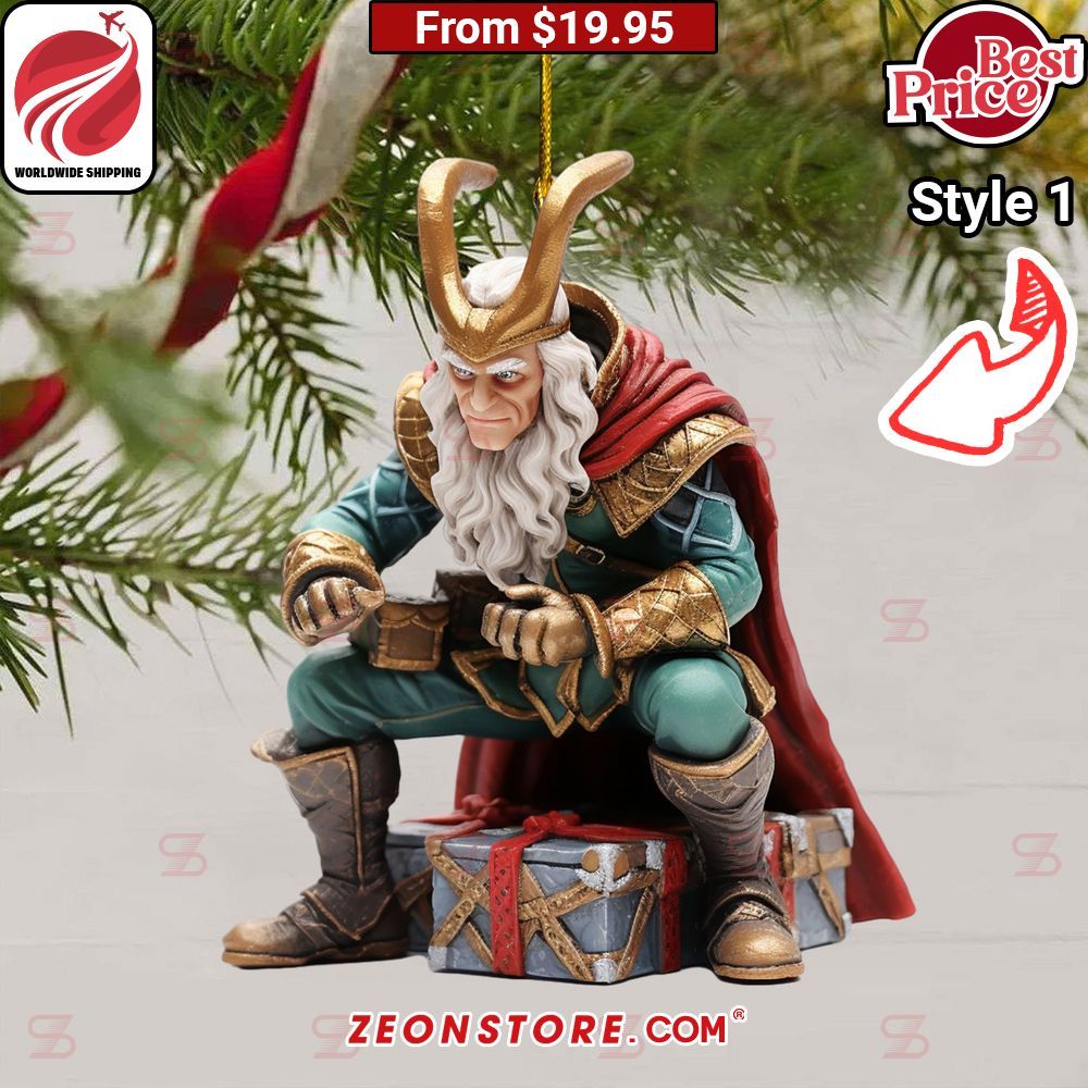 Loki Marvel Christmas Ornamnt Long time