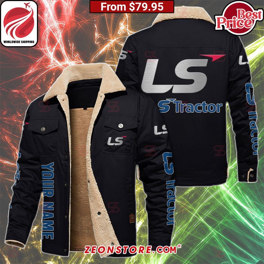 LS Tractor Fleece Leather Jacket It is more than cute