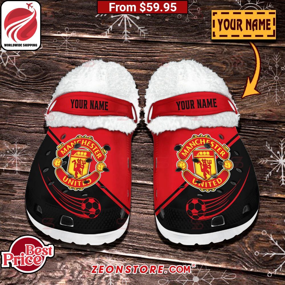 Manchester United Fleece Crocs You look different and cute
