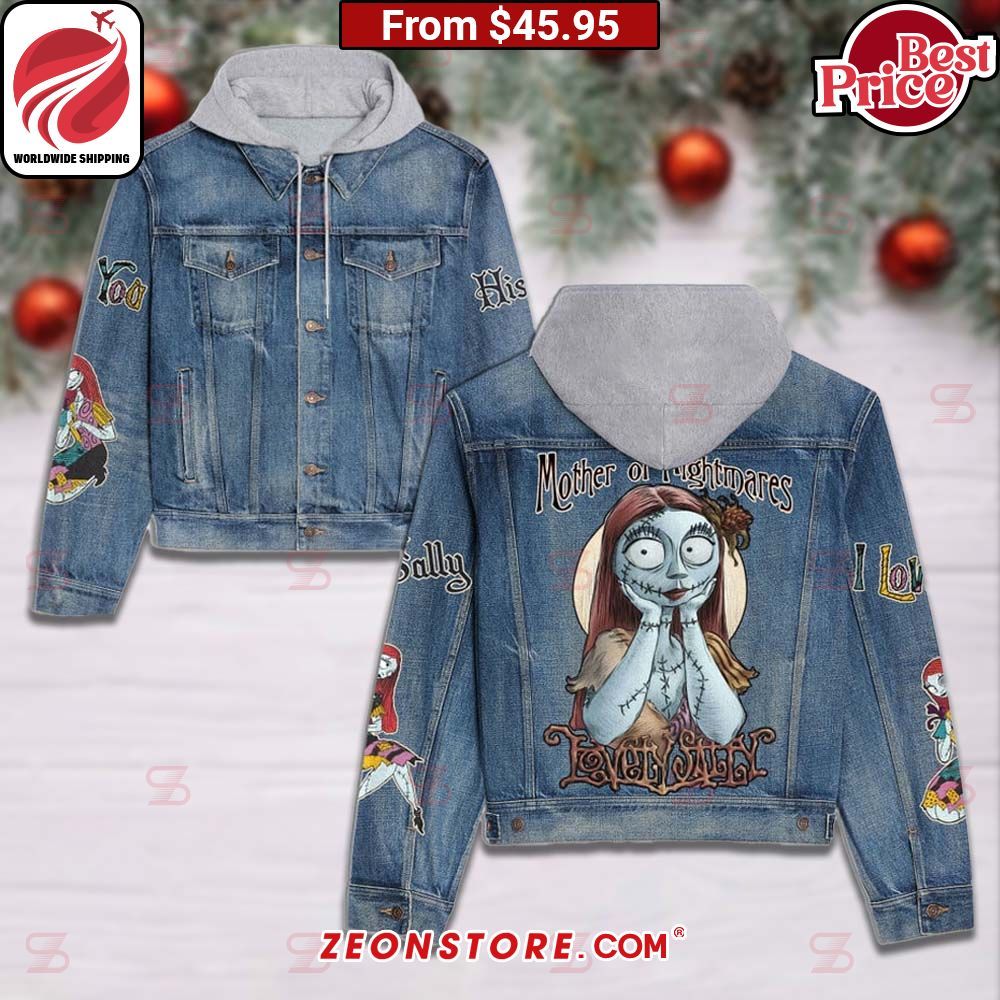 Mother of Nightmares Lovely Sally Hooded Denim Jacket Royal Pic of yours