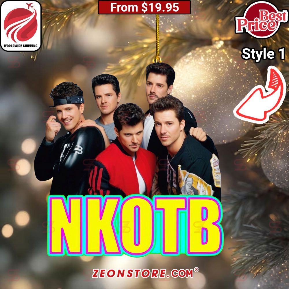 New Kids on the Block Music Band Ornament I am in love with your dress