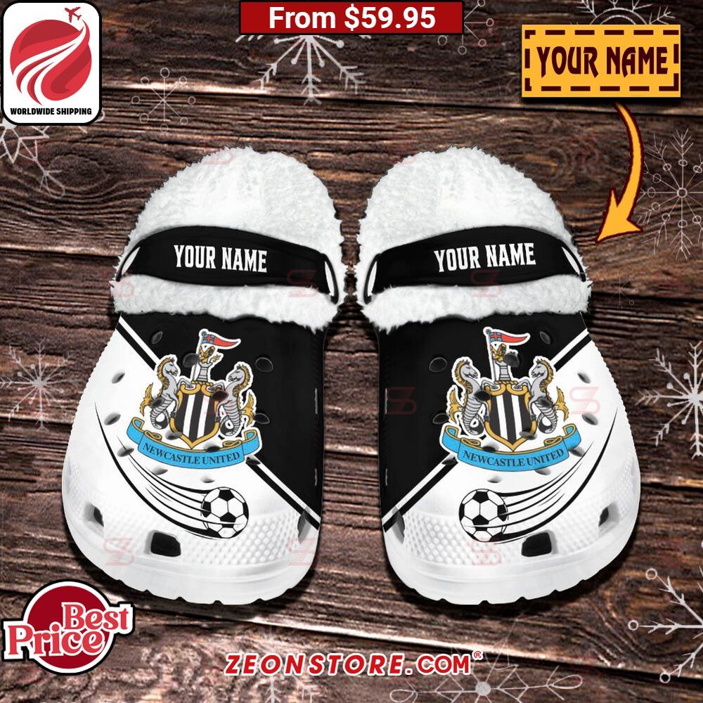 Newcastle United F.C Fleece Crocs You tried editing this time?