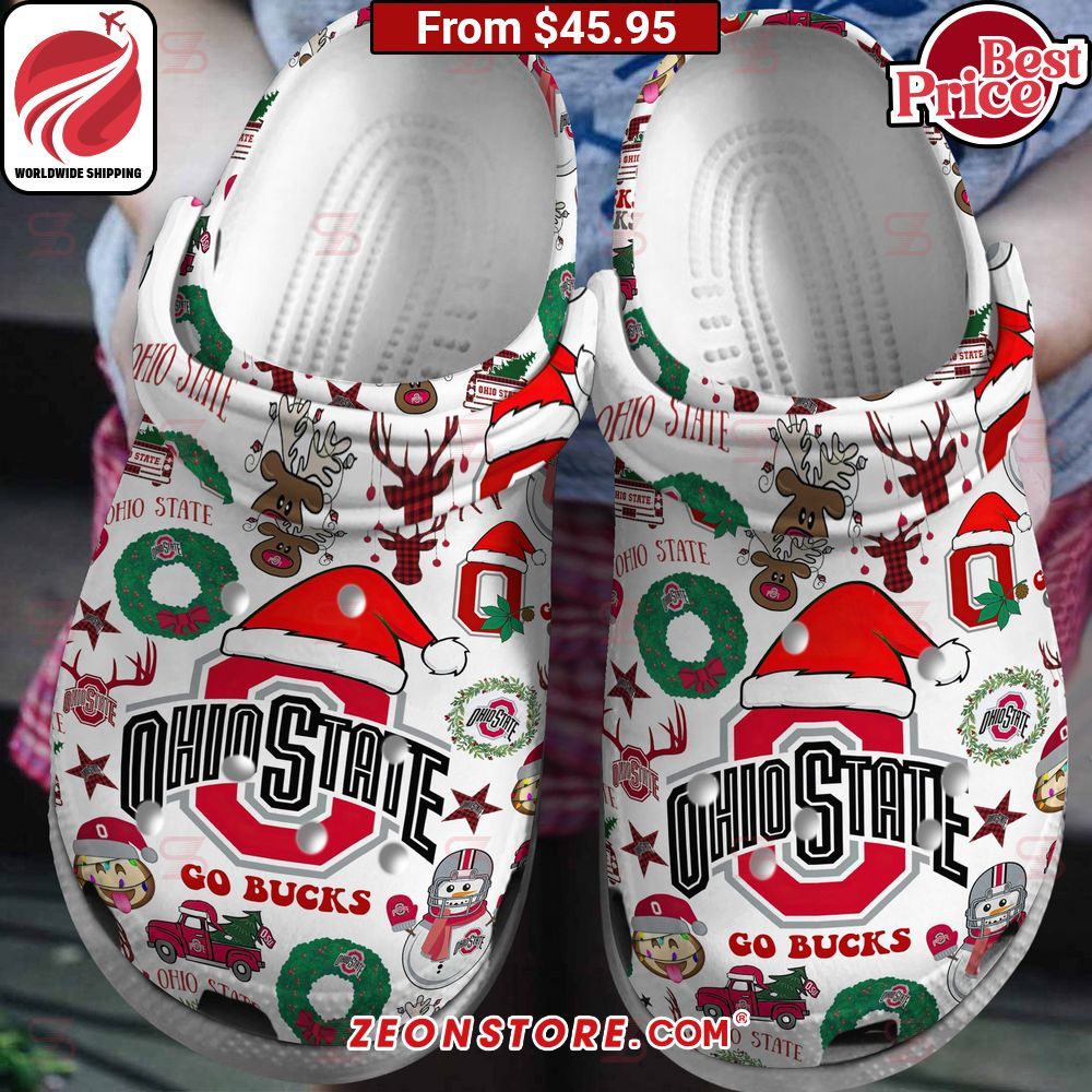 Ohio State Buckeyes Christmas Crocs Shoes Is this your new friend?