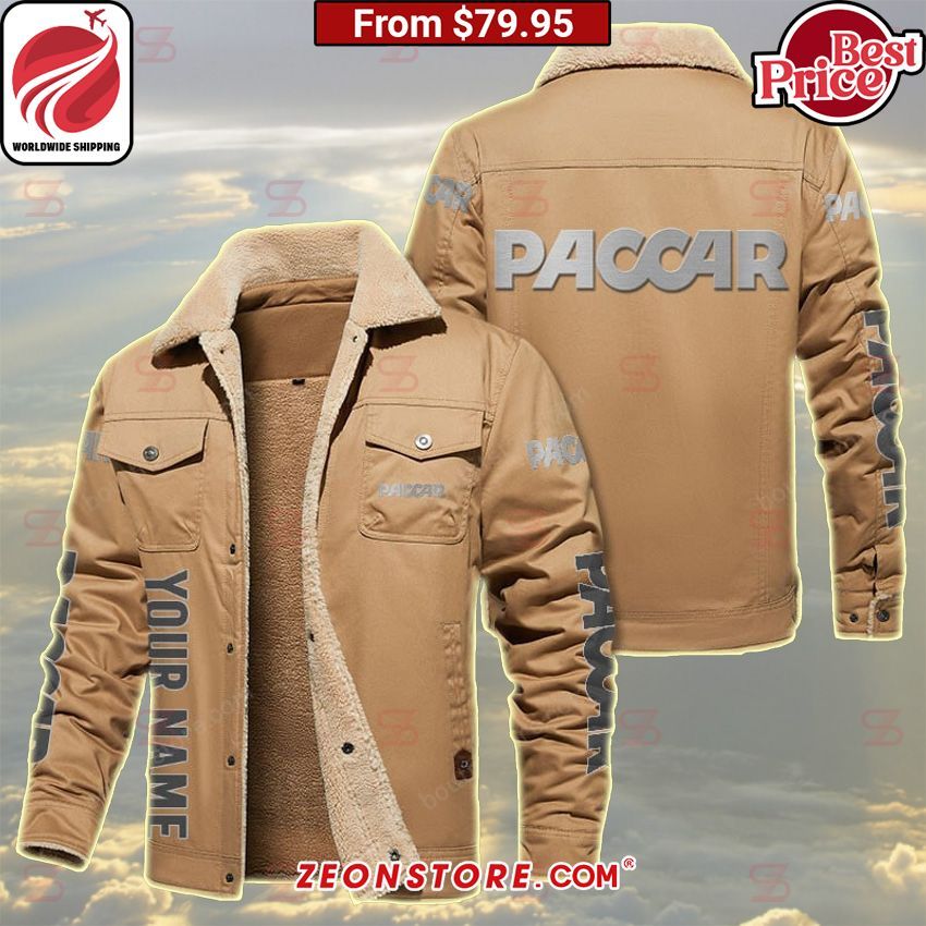 Paccar Custom Fleece Leather Jacket Oh! You make me reminded of college days