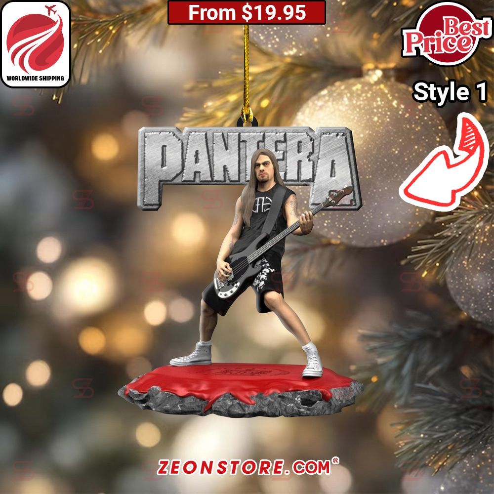 Pantera Christmas Ornament Looking Gorgeous and This picture made my day.