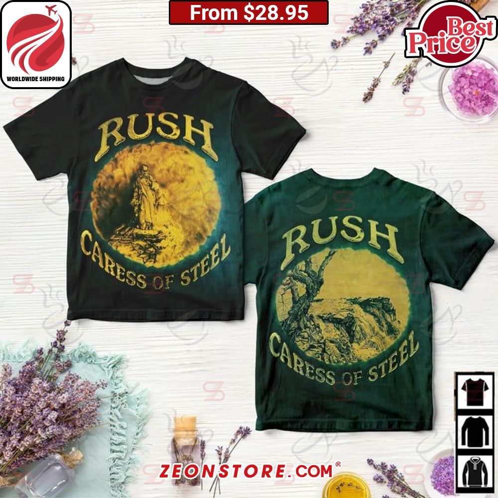 Rush Caress of Steel Album Cover Shirt I like your hairstyle