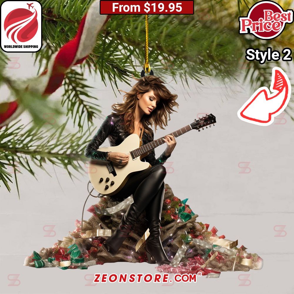 Shania Twain Christmas Ornament How did you learn to click so well
