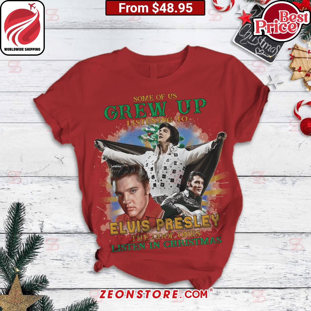 some of us grew up listening to elvis presley the cool ones listen in christmas pajamas set 2 627.jpg