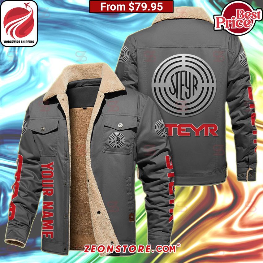 Steyr Fleece Leather Jacket Is this your new friend?