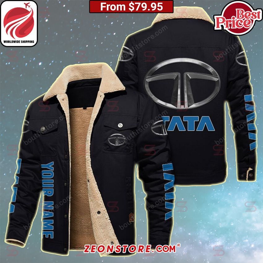 Tata Custom Fleece Leather Jacket Hey! You look amazing dear