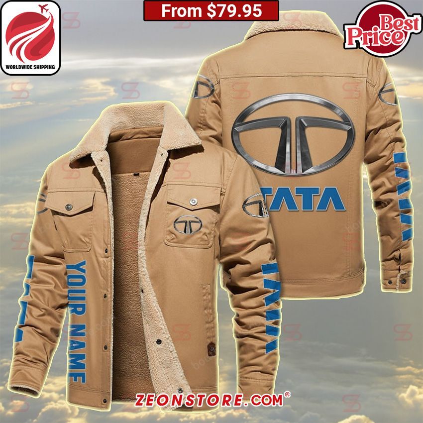 Tata Custom Fleece Leather Jacket You look so healthy and fit