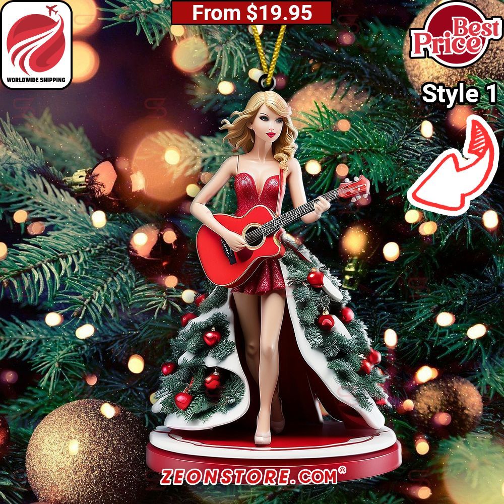 Taylor Swift Christmas Ornament I like your dress, it is amazing