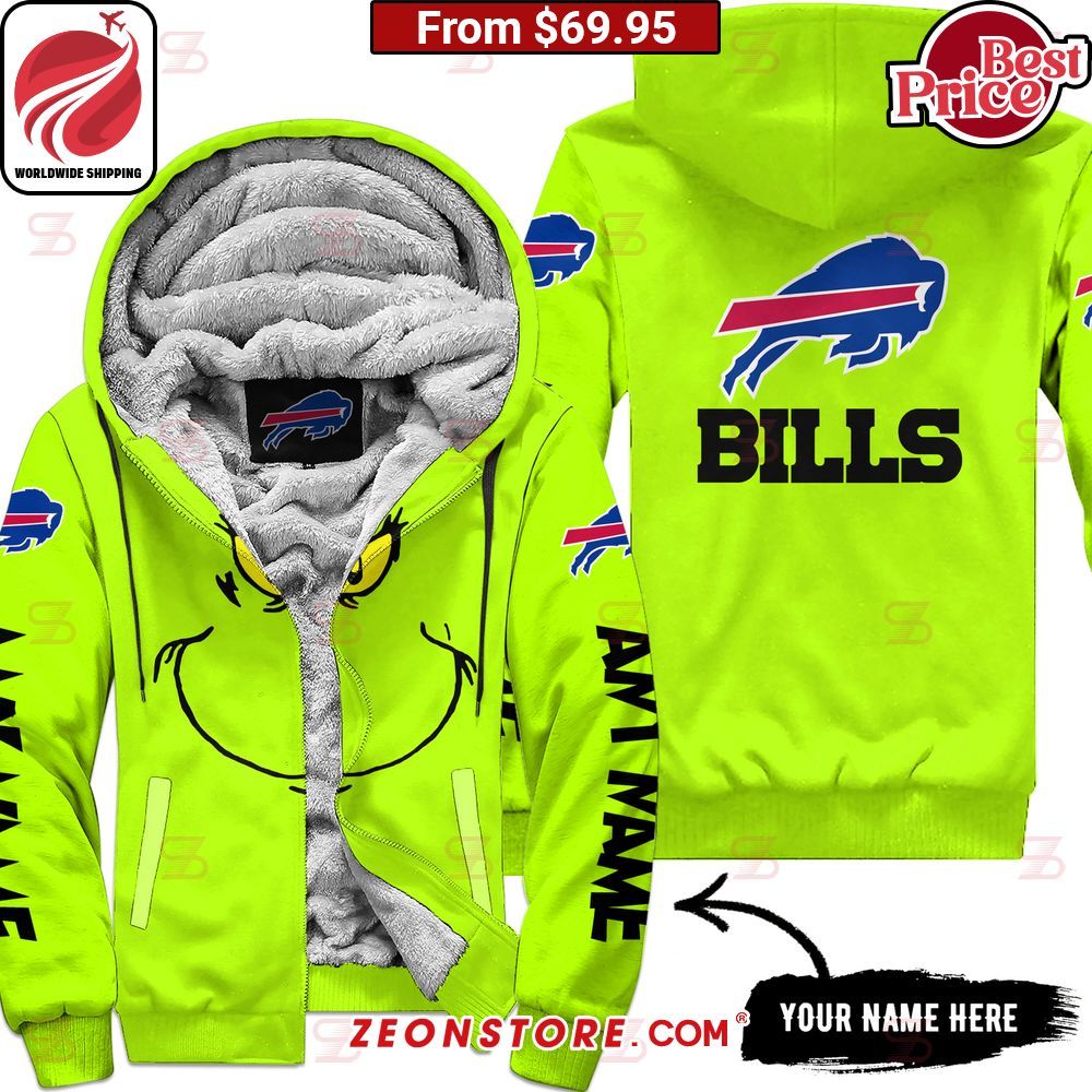 The Grinch Mask Buffalo Bills Fleece Hoodie Wow! This is gracious