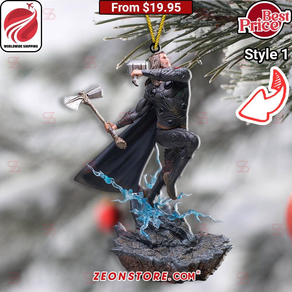 Thor Marvel Ornament Oh my God you have put on so much!
