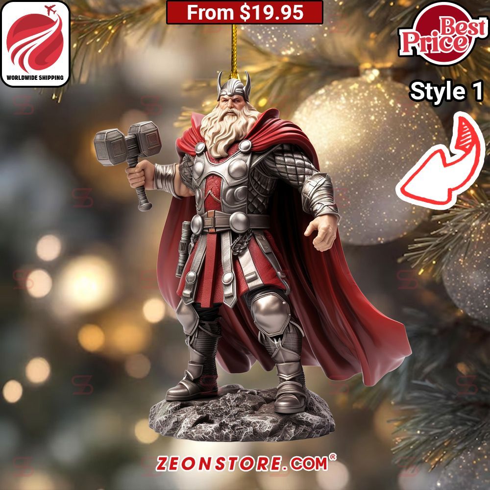 Thor Merry Christmas Ornament Loving, dare I say?